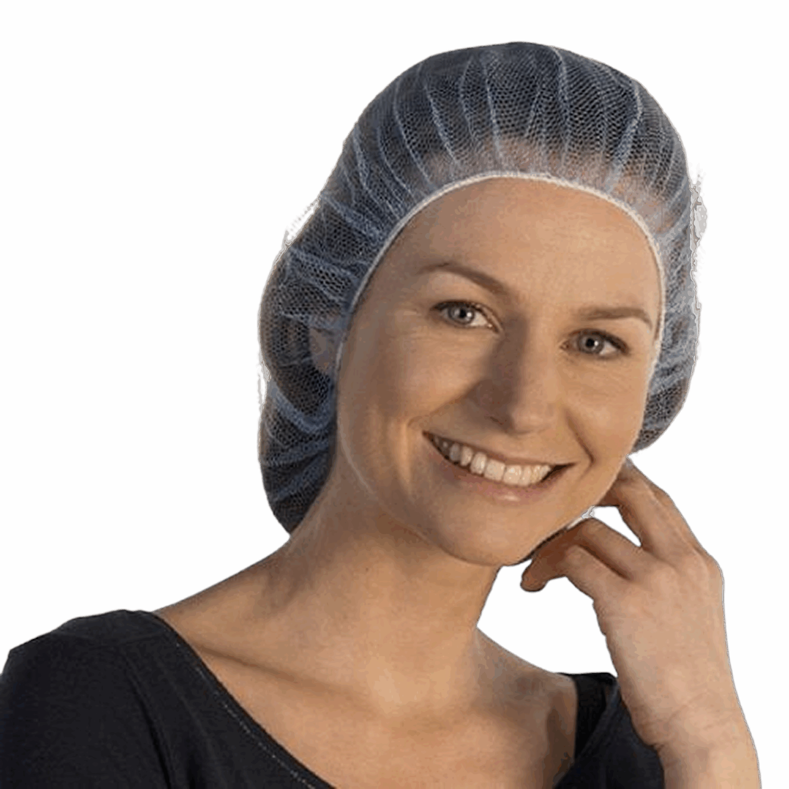 Filet à cheveux bleu