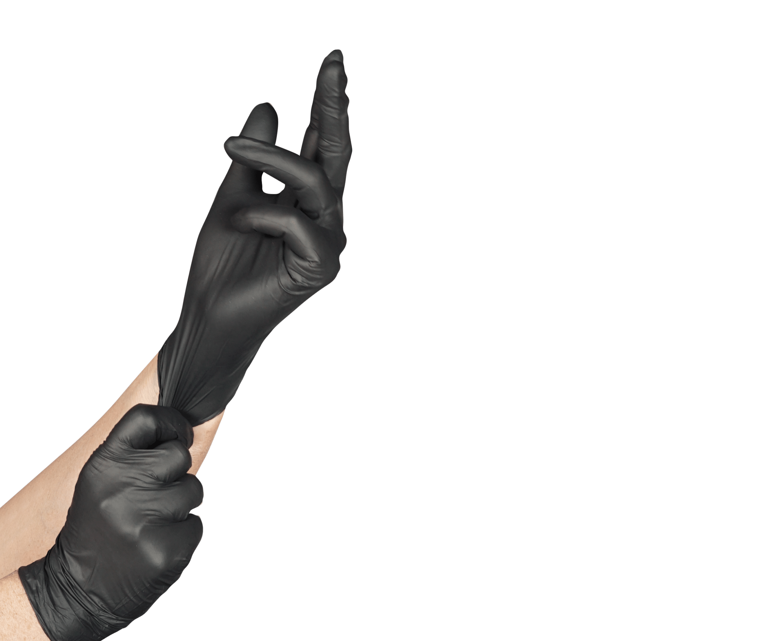 Gants en nitrile noirs izzy black
