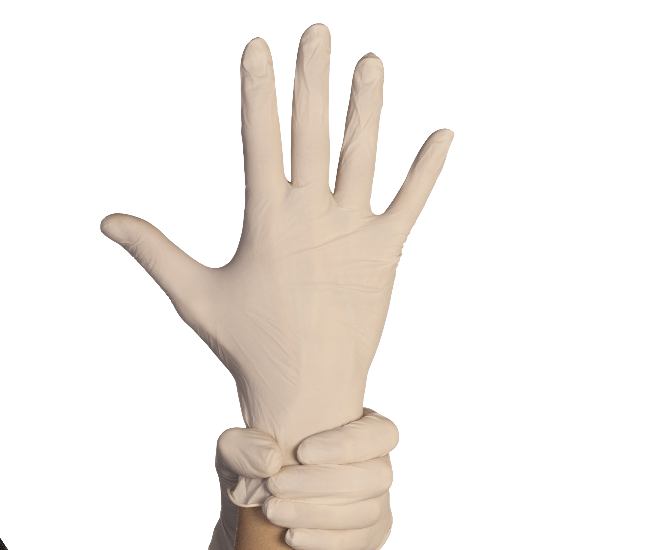 Gants en latex non poudrés naturels