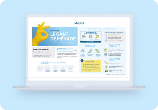 Guide Mutexil sur le gant de ménage réutilisable